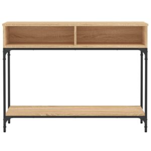 Tavolino Consolle Rovere Sonoma 100x30,5x75cm Legno Multistrato