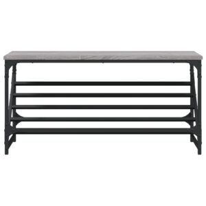 Scarpiera Grigio Sonoma 90x30x45 cm in Legno Multistrato