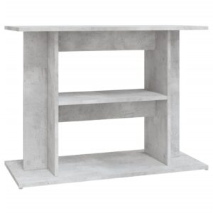 Supporto Acquario 80x35x60 cm Legno Multistrato Grigio Cemento