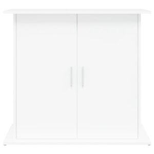 Supporto per Acquario Bianco 81x36x73 cm in Legno Multistrato