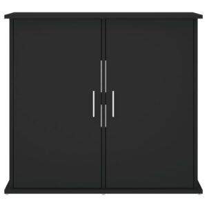 Supporto per Acquario 81x36x73 cm in Legno Multistrato Nero