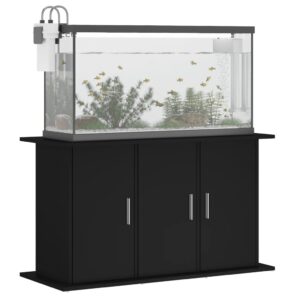 Supporto per Acquario 101x41x58 cm in Legno Multistrato Nero