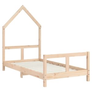 Giroletto per Bambini 80x160 cm in Legno Massello di Pino