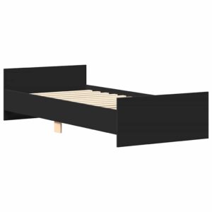 Giroletto Nero 90x200 cm in Legno Multistrato