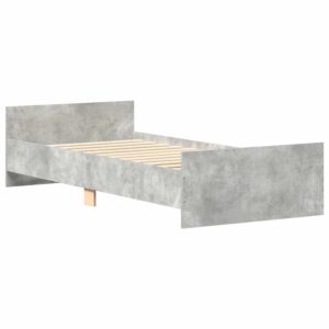 Giroletto Grigio Cemento 90x200 cm in Legno Multistrato