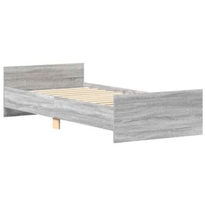 Giroletto Grigio Sonoma 75x190cm Small Single Legno Multistrato