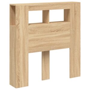 Testiera LED Rovere Sonoma 100x18,5x103,5 cm Legno Multistrato
