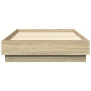 Giroletto senza Materasso Rovere Sonoma 90x190 cm in Truciolato