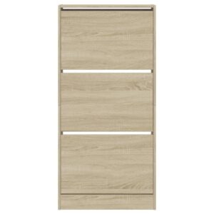 Scarpiera Rovere Sonoma 60x21x125,5 cm in Legno Multistrato