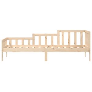 Dormeuse senza Materasso 90x190 cm in Legno Massello di Pino