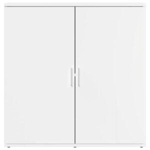 Credenza Bianca 79x38x80 cm in Legno Multistrato