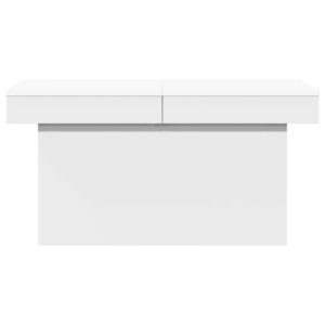 Tavolino da Salotto Bianco 100x55x40 cm in Legno Multistrato