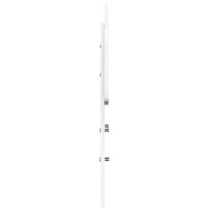 Testiera Bianca 100 cm in Legno Massello di Pino