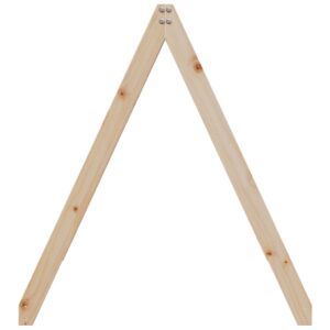 Tetto per Letto Bambini 209x95,5x88 cm Legno Massello di Pino