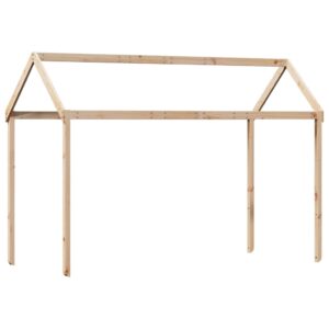 Tetto per Letto Bambini 217x95,5x159 cm Legno Massello di Pino
