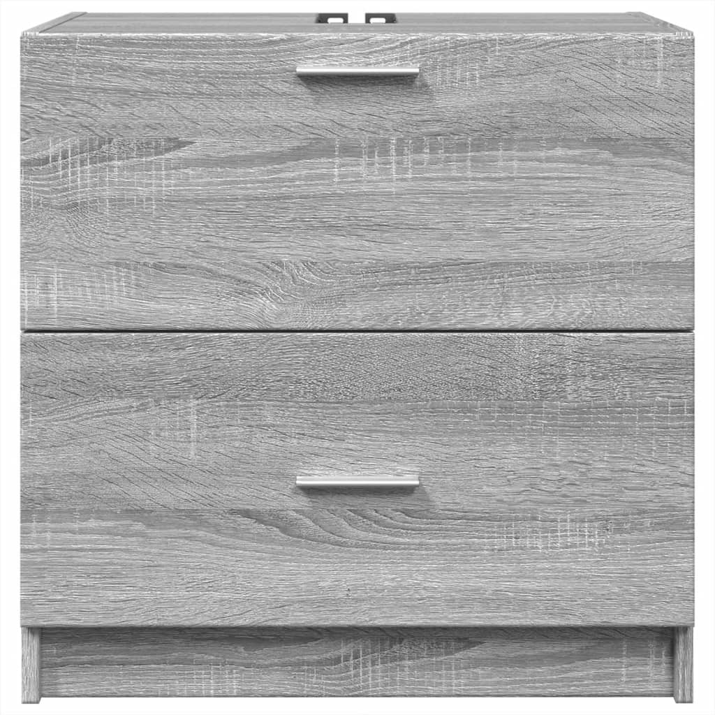 Mobile Lavabo Grigio Sonoma 59x37x59 cm in Truciolare