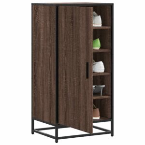 Scarpiera Rovere Marrone 48x38x97,5 cm in Legno Multistrato