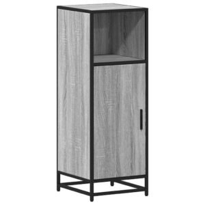 Armadietto Bagno Grigio Sonoma 35x37,5x100 cm Legno Multistrato