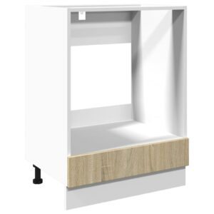 Mobile per Forno Rovere Sonoma 60x46x81,5 cm Legno Multistrato