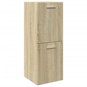 Mobile da Bagno Rovere Sonoma 30x30x80 cm Legno Multistrato