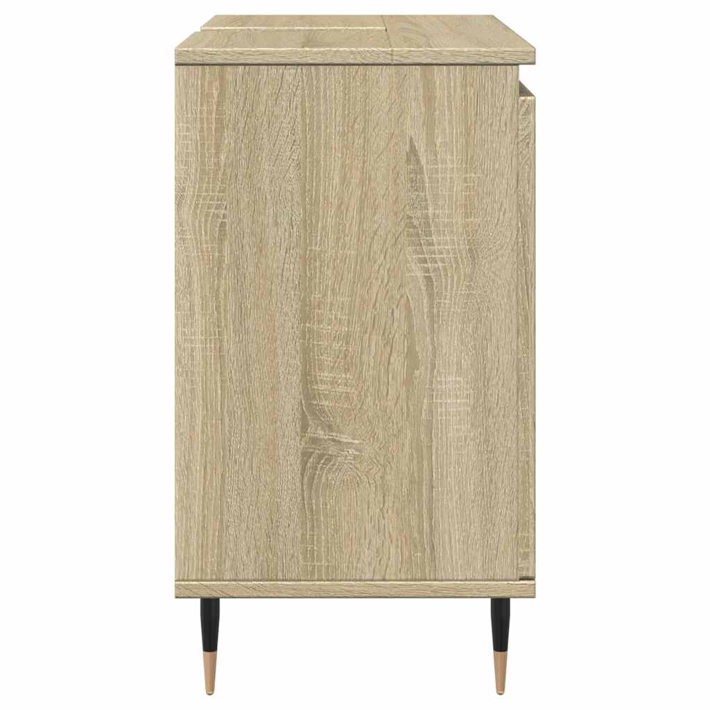 Mobile da Bagno Rovere Sonoma 58x33x60 cm in Legno Multistrato