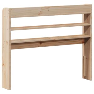 Testiera con Ripiani 100 cm in Legno Massello di Pino
