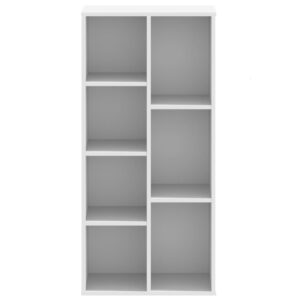 Libreria Bianca 50x25x105 cm in Legno Multistrato
