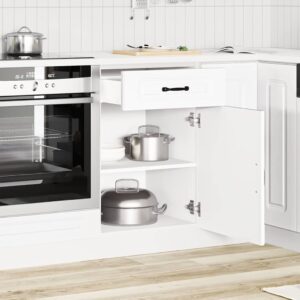 Base da Cucina Kalmar Bianco in Legno Multistrato