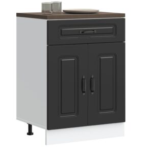 Base da Cucina Kalmar Nero in Legno Multistrato