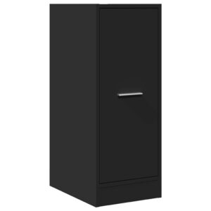 Armadietto da Farmacia Nero 30x41x77,5 cm in Truciolato