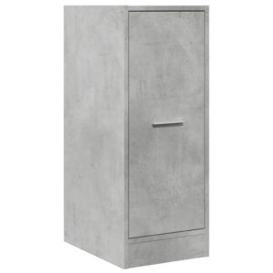 Armadietto da Farmacia Grigio Cemento 30x41x77,5 cm Truciolato
