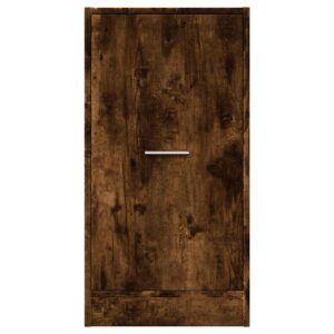 Armadietto da Farmacia Rovere Fumo 40x41x77,5 cm in Truciolato