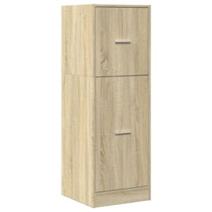 Armadietto da Farmacia Rovere Sonoma 40x41x118 cm in Truciolato
