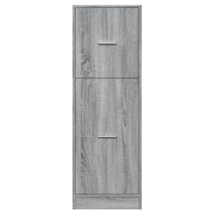 Armadietto da Farmacia Grigio Sonoma 40x41x118 cm in Truciolato