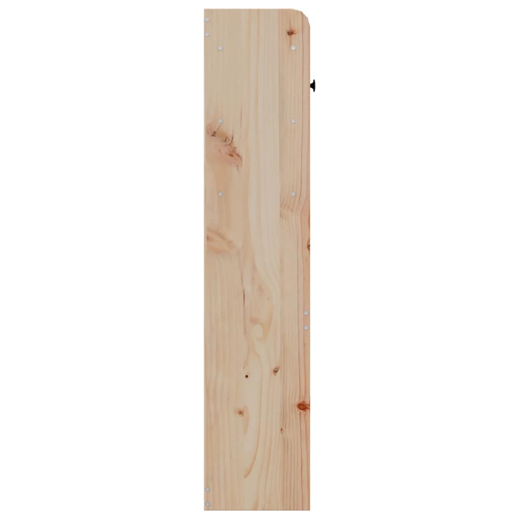 Testiera con Ripiani 75 cm in Legno Massello di Pino