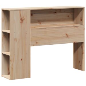 Testiera con Ripiani 100 cm in Legno Massello di Pino