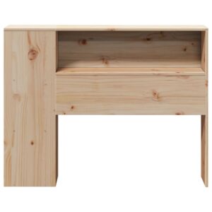 Testiera con Ripiani 75 cm in Legno Massello di Pino