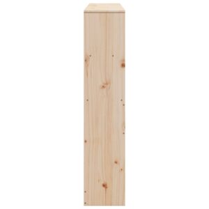 Testiera con Ripiani 120 cm in Legno Massello di Pino