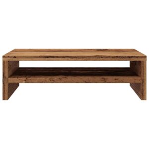 Supporto per Monitor Legno Antico 42x24x13 cm Legno Multistrato