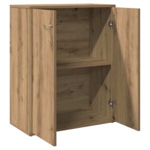 Credenza Rovere Artigianale 60x30x75 cm in Legno Multistrato