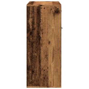Scarpiera Legno Antico 60x35x84 cm in Legno Multistrato