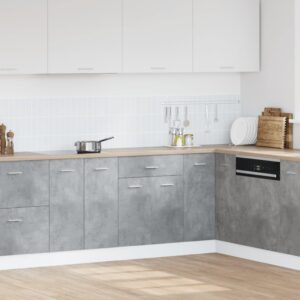 Armadio Inferiore Cassetto “Lyon” Grigio Cemento 60x46x81,5