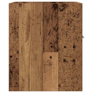 Mobile da Bagno Legno Antico 41x38,5x46 cm in Truciolato