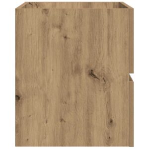 Mobile Pensile Bagno Rovere Artigianale 80x38,5x45cm Truciolato