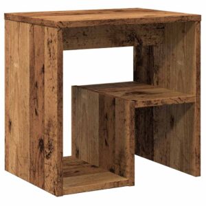 Comodino Legno Vecchio 40x30x40 cm in Truciolato