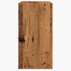 Tavolino Legno Vecchio 50x26x50 cm in Legno Multistrato