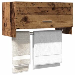 Armadio Legno Vecchio 70x32,5x35 cm in Legno Multistrato