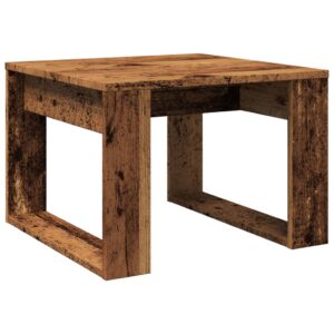 Tavolino Legno Antico 50x50x35 cm in Truciolato