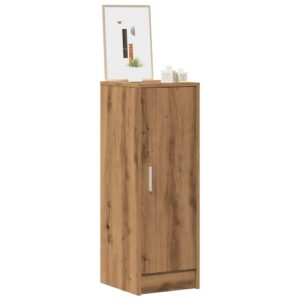 Scarpiera Rovere Artigianale 32x35x92 cm in Legno Multistrato