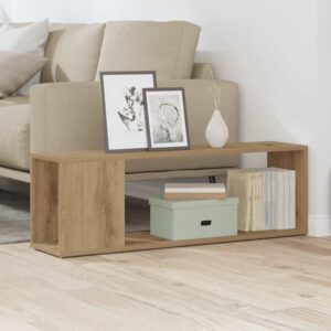Mobile TV Rovere Artigianale 100x24x32 cm in Legno Multistrato